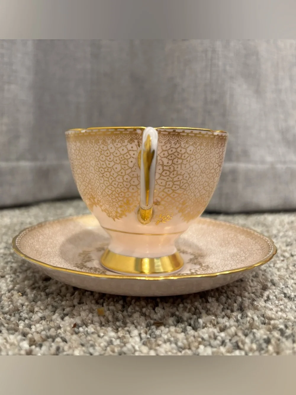 Vintage Tuscan Fine English Bone China Made in England Teacup & Saucer Set